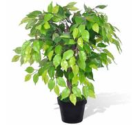 Palmier Artificiel Plastique avec Pot 90 cm Arbre Artificiel décoration vidaXL