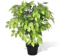 Palmier Artificiel Plastique avec Pot 90 cm Arbre Artificiel décoration vidaXL