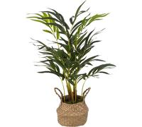Palmier artificiel - pot en roseau - H80 cm - Atmosphera créateur d'intérieur