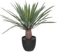 Palmier artificiel "Rivi" pot ciment - H52 cm - Atmosphera créateur d'intérieur