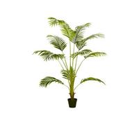 HOMCOM Palmier Artificiel Réaliste 170cm 11 Grandes Feuilles Vert Décoration Maison avec Pot | Aosom France