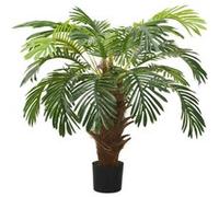 vidaXL Palmier Cycas artificiel avec pot 90 cm Vert Vert