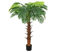 Palmier Cycas artificiel - MOTHINESSTO - 160 cm - Vert - Bois massif et plastique - Pot inclus