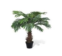 vidaXL Palmier artificiel Cycus avec pot – Plante décorative pour salon intérieur