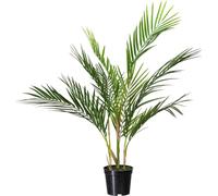 Palmier d'intérieur artificiel 70 cm - Aspect réel dans un pot noir pour l'intérieur