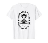Palmier et Vagues du Paradis hawaïen T-Shirt