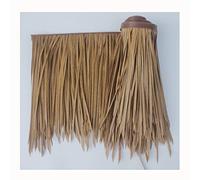 Palmier Faux Chaume - 1 Feuilles De Palmier Artificiel Couvrant - Revêtement Toiture Bois Durable - Décoration Exotique Pour Abris Jardin, Cabanon, Tonnelle (0.5x1m/1.64x3.28 Ft）(Yellow f,0.5x15m)