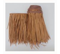 Palmier Faux Chaume - 1 Feuilles De Palmier Artificiel Couvrant - Revêtement Toiture Bois Durable - Décoration Exotique Pour Abris Jardin, Cabanon, Tonnelle (0.5x1m/1.64x3.28 Ft）(Yellow b,0.5x10m)