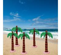 Palmier gonflable - Décoration d'arbre gonflable tropical pour fête hawaïenne, plage ou piscine - Accessoire amusant de palmier adapté pour anniversaire, événements extérieurs, essentiels de plage, ac