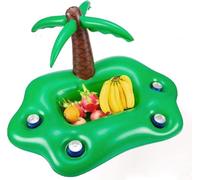 Palmier Gonflable, Plateau de Piscine , Gonflable Bar Flottant Piscine, Bouee Piscine,Bar Flottant pour Piscine, Plateau Gonflable, Gonflable Verre Plateau Flottant ,Accessoires de fête d'été