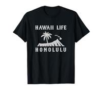 Palmier Honolulu à tête de Diamant des îles Hawaï T-Shirt