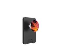 Palmier Photo Plage Coucher de Soleil Côtier Paradis PopSockets PopWallet pour MagSafe