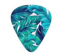 Palmier tropical,Lot de 12 médiators de guitare, 3 épaisseurs différentes pour guitare acoustique, basse, ukulélé