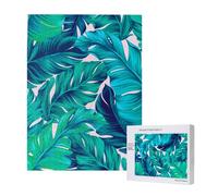 Palmier Tropical,Puzzle Familial en Bois de 500 pièces pour Adultes et Adolescents