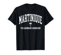 Palmier Universitaire Vintage de la Martinique, Le joyau caché des Caraïbes T-Shirt