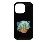 Palmier Vintage au Coucher du Soleil sur l'île de Floride à Destin Coque pour iPhone 13 Pro