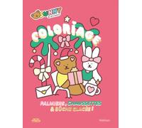 Palmiers, chaussettes et bûche glacée ! - Coloriage maxi format - Sunny et ses amis