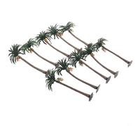 Palmiers de cocotiers réalistes en plastique pour modèles paysagers et matériel pédagogique psychologique (H = 15 cm)