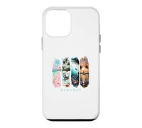 Palmiers des Caraïbes, plages Roses et cochons - Vacances Bahamas Coque pour iPhone 12 Mini