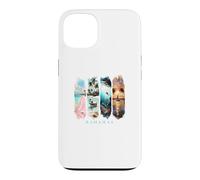 Palmiers des Caraïbes, plages Roses et cochons - Vacances Bahamas Coque pour iPhone 13