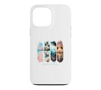 Palmiers des Caraïbes, plages Roses et cochons - Vacances Bahamas Coque pour iPhone 13 Pro Max