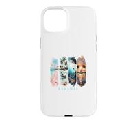 Palmiers des Caraïbes, plages Roses et cochons - Vacances Bahamas Coque pour iPhone 15 Plus