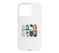 Palmiers des Caraïbes, plages Roses et cochons - Vacances Bahamas Coque pour iPhone 15 Pro Max