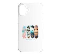 Palmiers des Caraïbes, plages Roses et cochons - Vacances Bahamas Coque pour iPhone 16 Plus