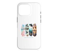 Palmiers des Caraïbes, plages Roses et cochons - Vacances Bahamas Coque pour iPhone 16 Pro