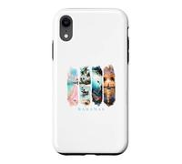 Palmiers des Caraïbes, plages Roses et cochons - Vacances Bahamas Coque pour iPhone XR