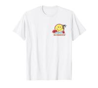 Palmiers Hibiscus rétro Happy Face Live in The Sunshine Plage T-Shirt
