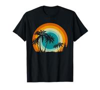 Palmiers Paradis Vacances Plage D'été T-Shirt