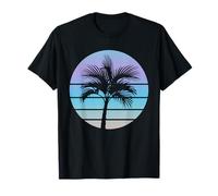 Palmiers Paradis Vacances Plage D'été T-Shirt