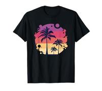 Palmiers Paradis Vacances Plage D'été T-Shirt