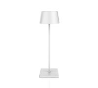 Palmina 842,lampe de table sans fil, Lampe Rechargeable Usb 4400 Mah, Pour Usage Intérieur/Extérieur Adaptée Pour Dîner, Lecture, Chambre, Jardin Et Bien Plus Encore/Blanc
