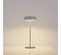 Palmina 901, Led Lampe De Bureau Sans Fil 4400mah, Lampe Rechargeable Usb 4400 Mah, Pour Usage Intérieur/Extérieur Adaptée Pour Dîner, Lecture, Chambre, Jardin Et Bien Plus Encore/Gris