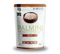 PALMINI Riz - Cœurs de palmier - Vegan | Sans OGM - Faible en calories - Faible en glucides - Keto - Sans Sucre - Casher - 338g | (Pack de 1)