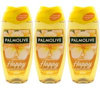 Palmolive FOREVER HAPPY Gel Douche 3 x 250ml Énergisant Frangipanier Vegan