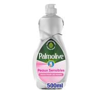 PALMOLIVE - Liquide Vaisselle Doux Peaux Sensibles, Formule Hypoallergénique Sans Parfum (500mL) - Le lot de 4