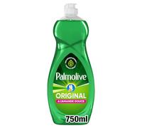 PALMOLIVE - Liquide Vaisselle Palmolive Original à l'Amande Douce - Respectueux de la Peau - Produit Dégraissant Pour une Vaisselle Étincelante - Flacon 750 ml