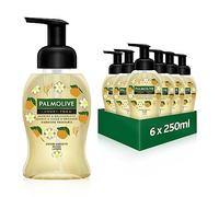 Palmolive Lot de 6 savons Luxury Foam au jasmin et à la fleur d'oranger - 6 x 250 ml - Savon mousse pour un nettoyage en douceur des mains