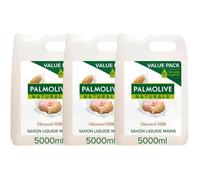 Palmolive Savon Liquide Amande & Lait - Douceur & Soin des Mains - Bidon 5L - Lot de 3