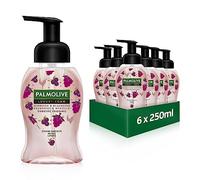 Palmolive Savon Luxury Foam Framboise et myrtille 6 x 250 ml - Savon mousse pour un nettoyage en douceur des mains