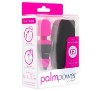 PalmPower - mini wand vibrant de poche - rose et noir