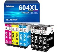 Palmtree 604 XL Cartouche Encre Compatible pour Epson 604 XL 604XL pour Epson XP 2200 pour Expression Home XP-2200 XP-2205 XP-4200 XP-4205 XP-3200 XP-3205 Workforce WF-2930 WF-2950 WF-2910 WF-2930DWF