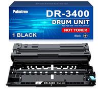Palmtree DR3400 Compatible pour Toner Brother TN3480 TN-3480 Toner TN3480 Noir Brother HL-L5100DN TN 3480 MFC-L5750DW TN 3400 HL-L5000D Toner DCP L5500DN HL-L5200DW HL-L6250DN HL-L6300DW