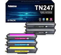 Palmtree TN247 Compatible pour Toner Brother DCP-L3550CDW Toner Brother MFC-L3750CDW Cartouche TN-243CMYK Brother TN243CMYK MFC-L3770CDW DCP-L3510CDW HL-L3270CDW HL-L3230CDW (Noir Cyan Magenta Jaune)