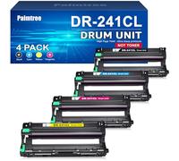 Palmtree Tambour DR-241CL Compatible pour Brother DR241CL DR 241 CL pour Brother MFC-9330CDW MFC 9330CDW DCP-9020CDW DCP 9020CDW MFC-9340CDW MFC 9340CDW MFC 9140CDN HL 3170CDW DCP 9015CDW(4 Paquet)