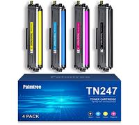 Palmtree TN247 Compatible pour Toner Brother DCP-L3550CDW Toner Brother MFC-L3750CDW TN-243CMYK Brother TN243CMYK MFC-L3770CDW HL-L3270CDW HL-L3230CDW HL-L3210CW DCP-L3510CDW (Noir Cyan Magenta Jaune)
