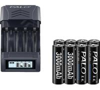 Palo AA piles rechargeables, capacité 3000mAh, charge USB, 8pcs aa avec chargeur, 1,2 V
